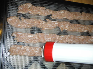 Extrude the Meat onto the Tray