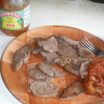 Deer Backstrap and Oliverio Peppers