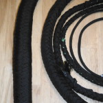 Closeup of a Paracord Whip