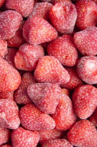 frozen strawberries