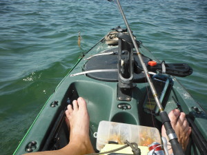 Kayak and my feet