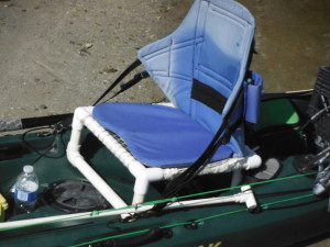 Elevated Woven Nylon PVC Kayak seat