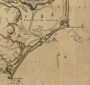 Coast of North Carolina 1775