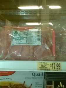 Packaged Rabbit Meat