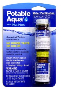 Potable Water Tablets